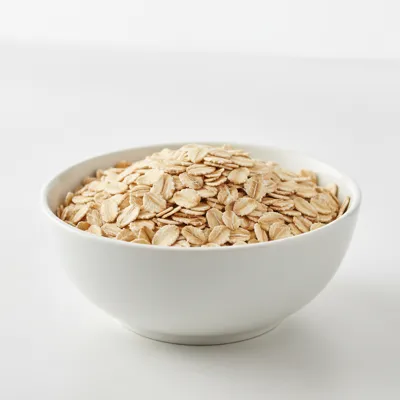 Bowl of rolled oats
